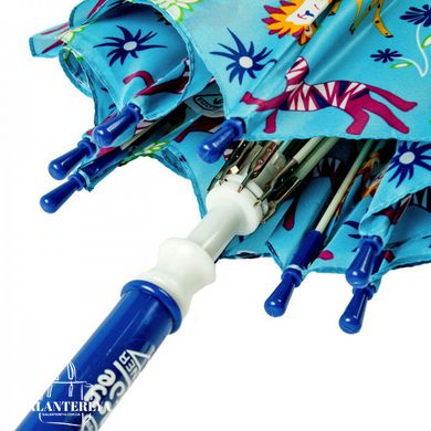 Зонт-трость детский механический Fulton Junior-4 C724 Blue (Голубой)