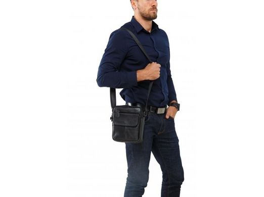 Чоловіча шкіряна сумка через плече Tiding Bag A25-1108