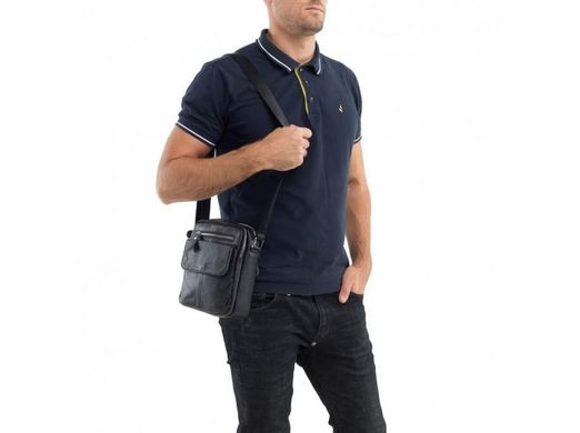 Чоловіча шкіряна сумка через плече Tiding Bag A25-1108