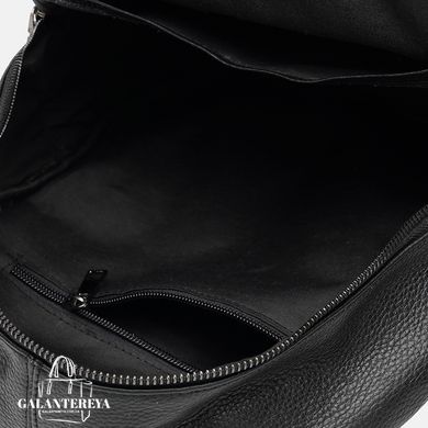 Рюкзак чоловічий шкіряний Borsa Leather K12626-black