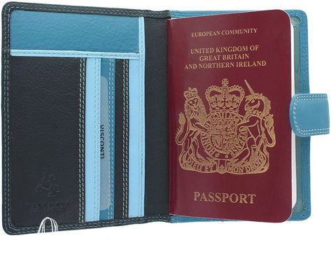 Обкладинка для паспорта шкіряна Visconti RB75 - Sumba