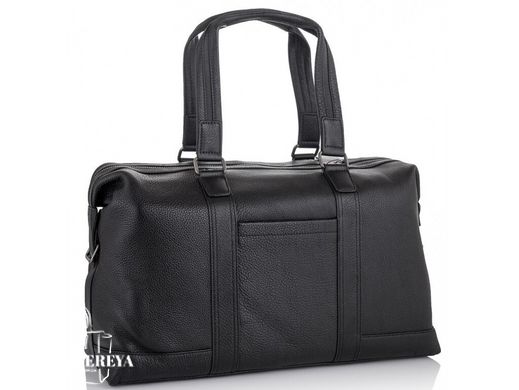 Мужская кожаная дорожная сумка Tiding Bag SM8-9395-3A черный