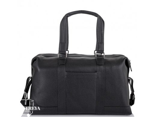 Мужская кожаная дорожная сумка Tiding Bag SM8-9395-3A черный