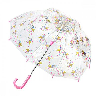 Зонт-трость детский механический Fulton Funbrella-4 C605 Bella The Unicorn (Единороги)