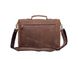 Мужской кожаный портфель Tiding Bag t0002 коричневый 4
