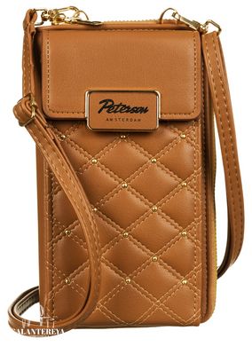 Сумка-кошелек женская из экокожи с карманом для телефона Peterson PTN M-09