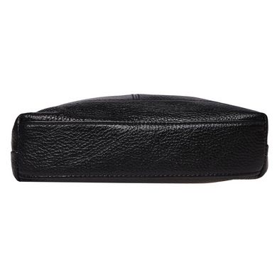 Мужской кожаный мессенджер Borsa Leather K13822-black черный