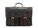 Мужской кожаный черный портфель Tiding Bag 7105 1