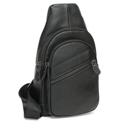 Сумка слинг мужская (однолямочный рюкзак) кожаный Keizer K11808
