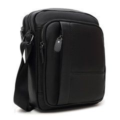 Сумка чоловіча шкіряна Keizer k14014-black чорна