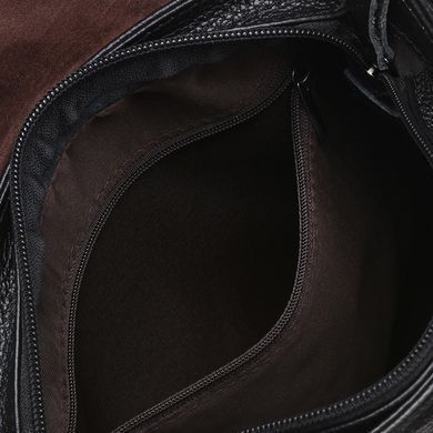 Сумка чоловіча шкіряна Borsa Leather K17859-black