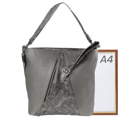 Сумка женская LASKARA LK-10252-silver-snake