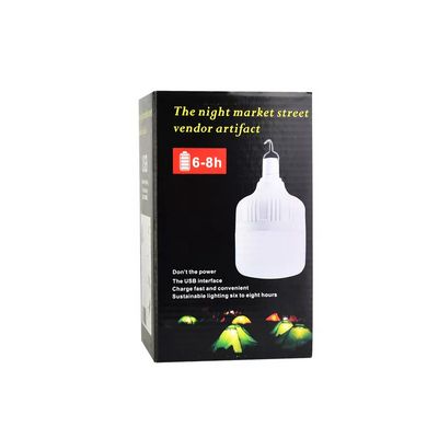 Ліхтар кемпінговий акумуляторний LED лампа для кемпінгу із зарядкою від usb RCD005W80