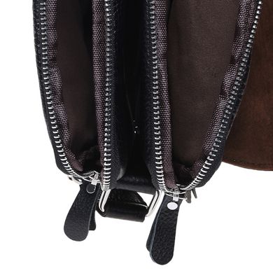Мессенджер мужской кожаный Keizer K1B065-black