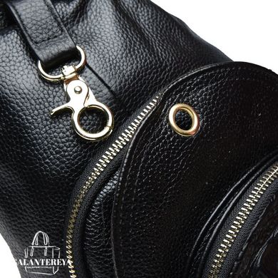 Женский кожаный рюкзак Keizer K1315-black черный