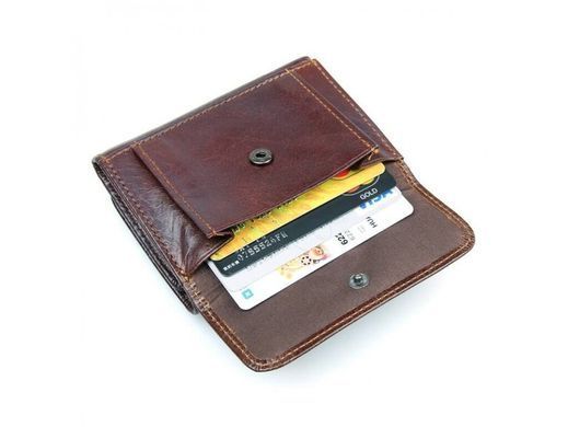 Портмоне мужское кожаное Tiding Bag R-8106Q коричневый