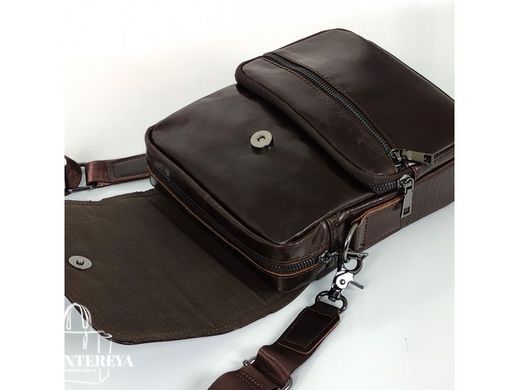 Мессенджер мужской кожаный Tiding Bag S-M-7476C