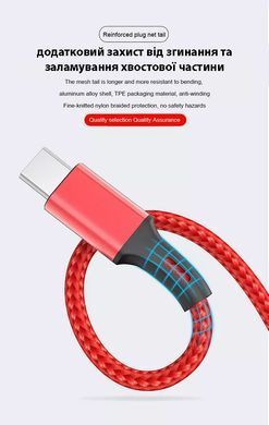 Кабель для заряджання універсальний 3 в 1 Lightning, microUSB, Type-C RAXFLY YXF18632
