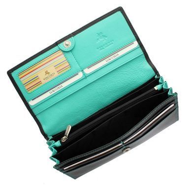 Жіночий шкіряний гаманець Visconti CD21 - Topaz