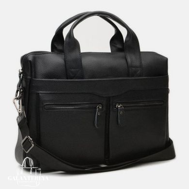 Сумка для ноутбука мужская кожаная Keizer k17122a-black