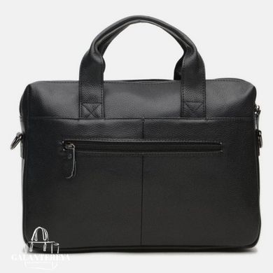 Сумка для ноутбука мужская кожаная Keizer k17122a-black