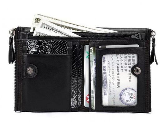 Мужское кожаное портмоне Bexhill Bx9050A черный