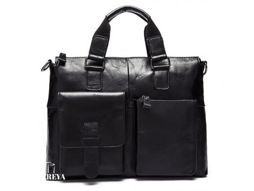 Мужская кожаная сумка для ноутбука Tiding Bag 7264R коричневый