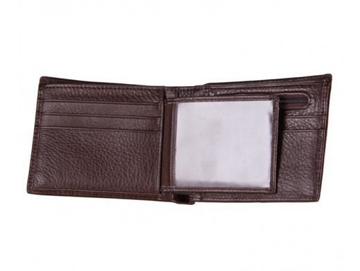 Мужское кожаное портмоне Tiding Bag 8055C коричневый