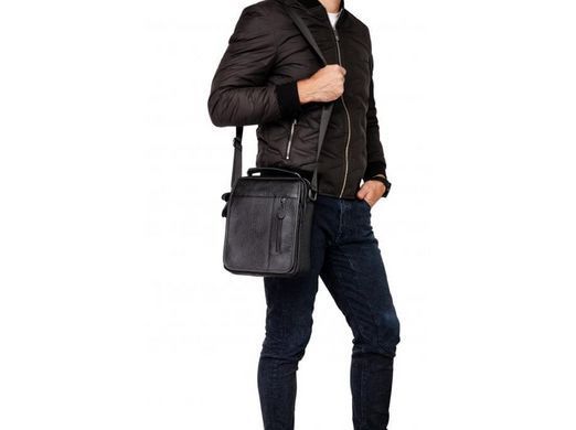 Мужская кожаная сумка- мессенджер Tiding Bag A25-2158A