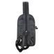 Мужской кожаный мессенджер Borsa Leather 1ta1003m-black черный 3