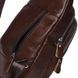 Сумка слінг чоловіча (однолямковий рюкзак) шкіряний Borsa Leather K1318-brown коричневий 6
