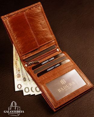 Портмоне мужское кожаное Badura B-N01-MIL