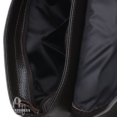 Мужской кожаный мессенджер Borsa Leather k10013-brown коричневый