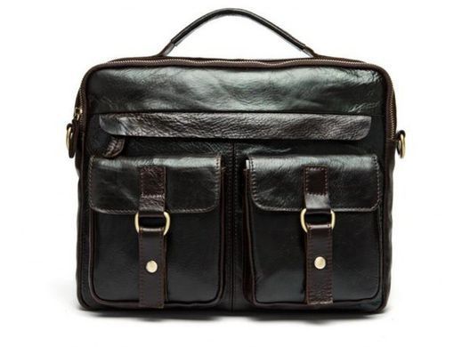 Кожаная мужская сумка для ноутбука Bexhill BX8001C коричневый