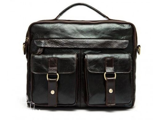 Кожаная мужская сумка для ноутбука Bexhill BX8001C коричневый