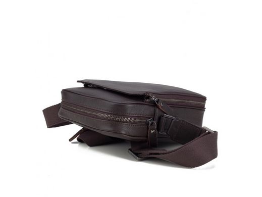 Мужской кожаный мессенджер Tiding Bag M47-22005-2A черный