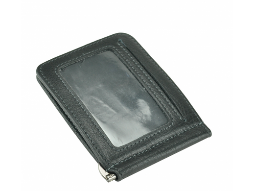 Мужской кожаный зажим для купюр Tiding Bag TR879-77A черный