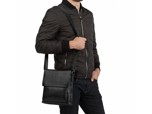 Мужской кожаный коричневый мессенджер Tiding Bag A25-1278C