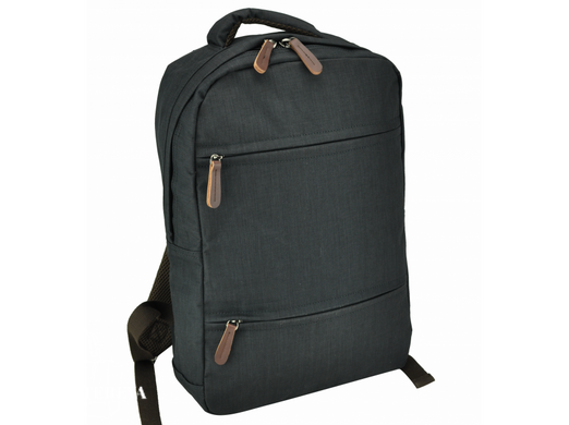 Мужской черный рюкзак из канваса Tiding Bag 1032A