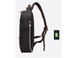 Мужской черный рюкзак из канваса Tiding Bag 1032A 5