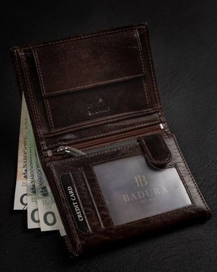 Кошелек мужской кожаный Badura B-N4-MIL