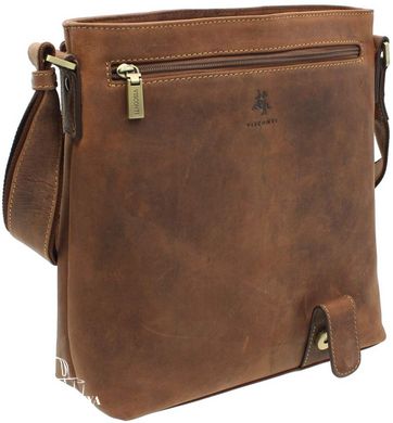 Мужская наплечная кожаная сумка Visconti 16071 ASPIN