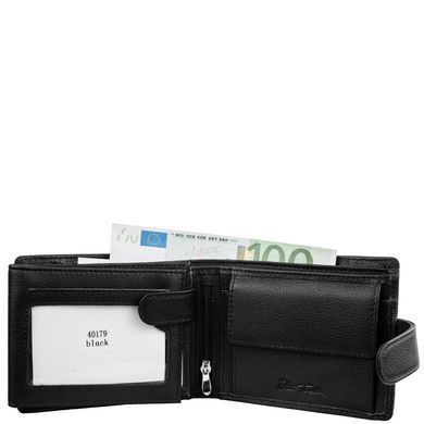 Чоловічий шкіряний гаманець VITO TORELLI VT-40179-black