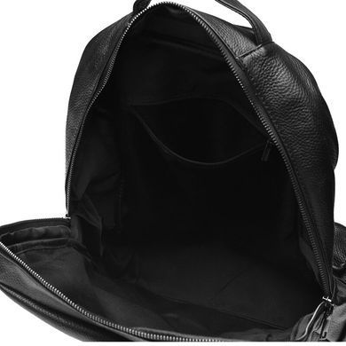 Чоловічий шкіряний рюкзак Keizer K1551-black чорний