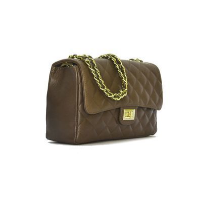 Жіноча шкіряна сумка Italian fabric bags 0144