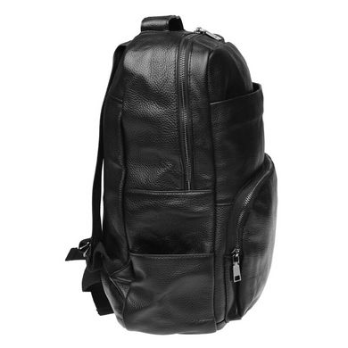 Мужской кожаный рюкзак Keizer K1551-black черный