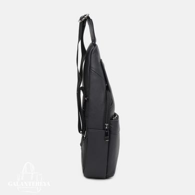 Рюкзак мужской кожаный Keizer k1685bl-black