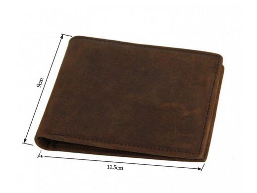 Мужское кожаное портмоне Tiding Bag 8047R коричневый