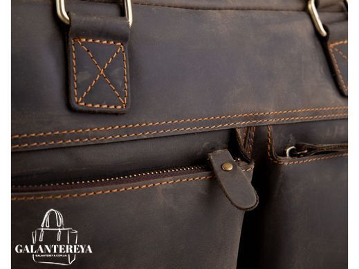 Сумка для ноутбука мужская кожаная Tiding Bag D4-002R