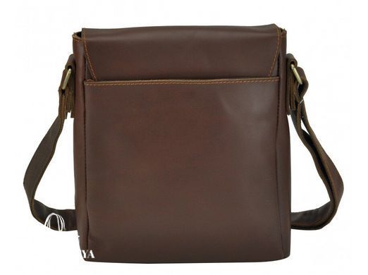 Мужской кожаный коричневый мессенджер Tiding Bag NM15-6011B